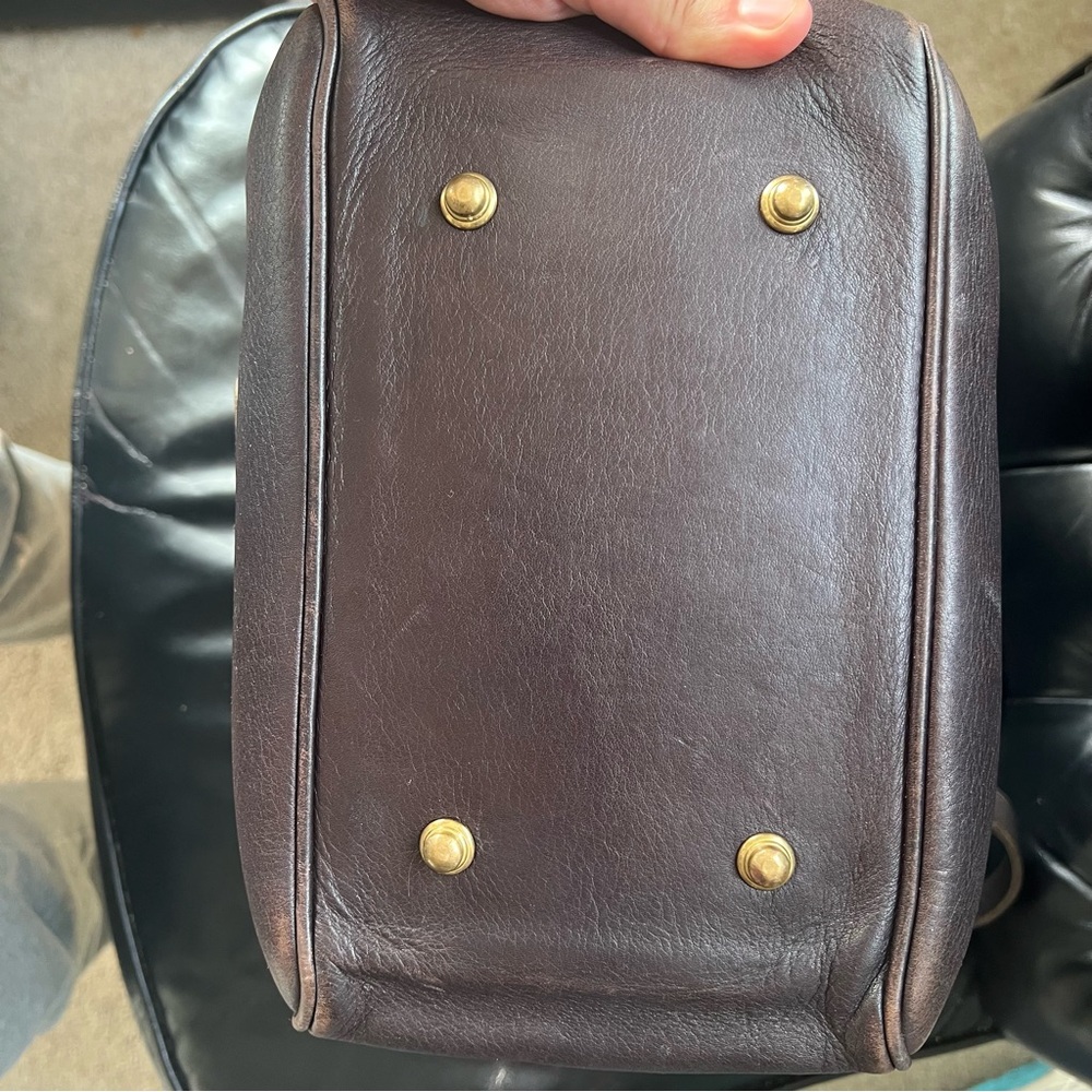 Dooney & Bourke Brown Leather Tote - Picture 11 of 12